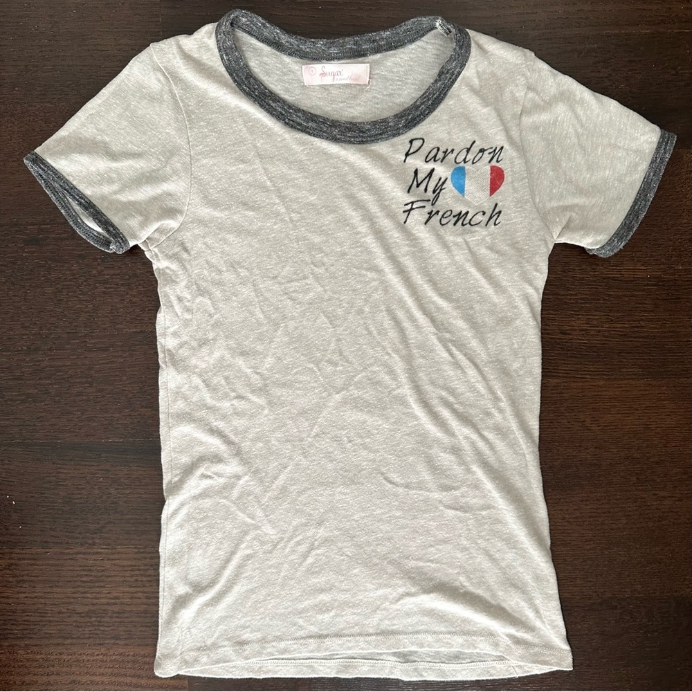 Pardon My French Tee | Size Small (S)